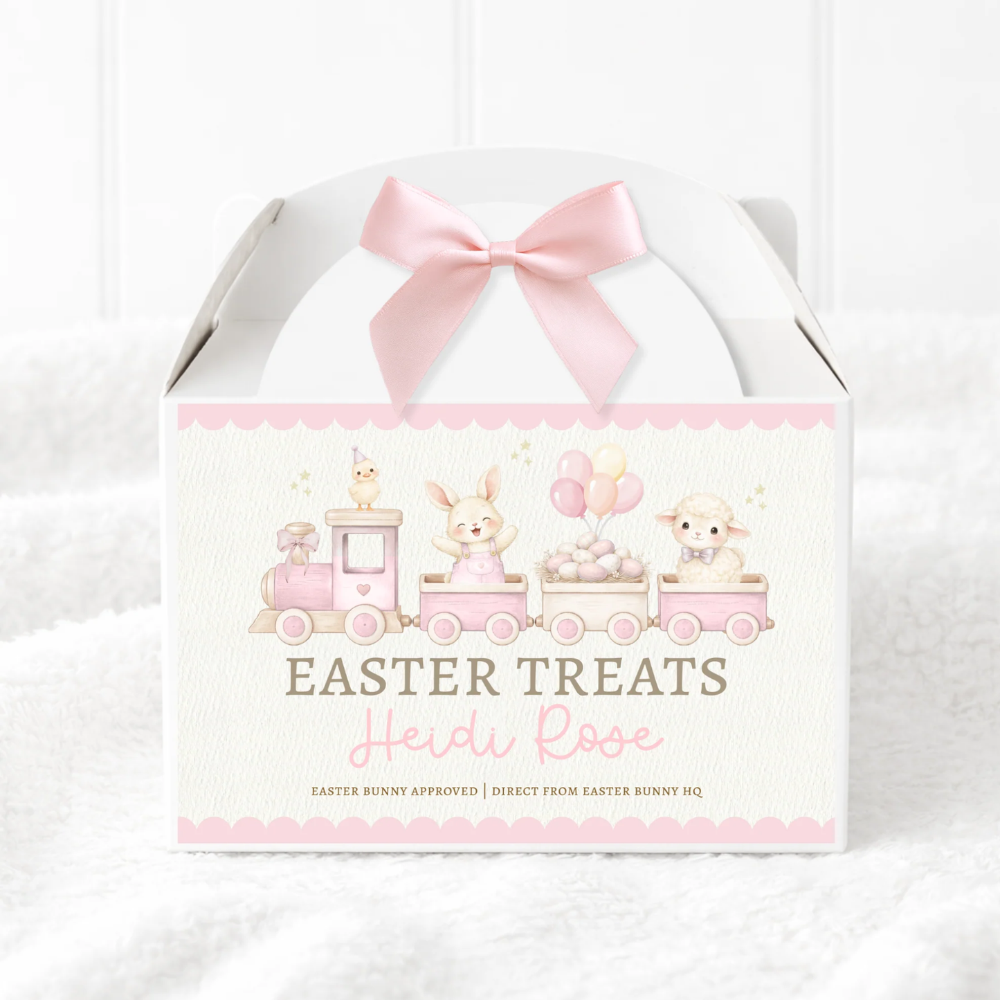 Personalised My Very First Easter, gift set, blue, pink, baby grow, bib, babies first Easter