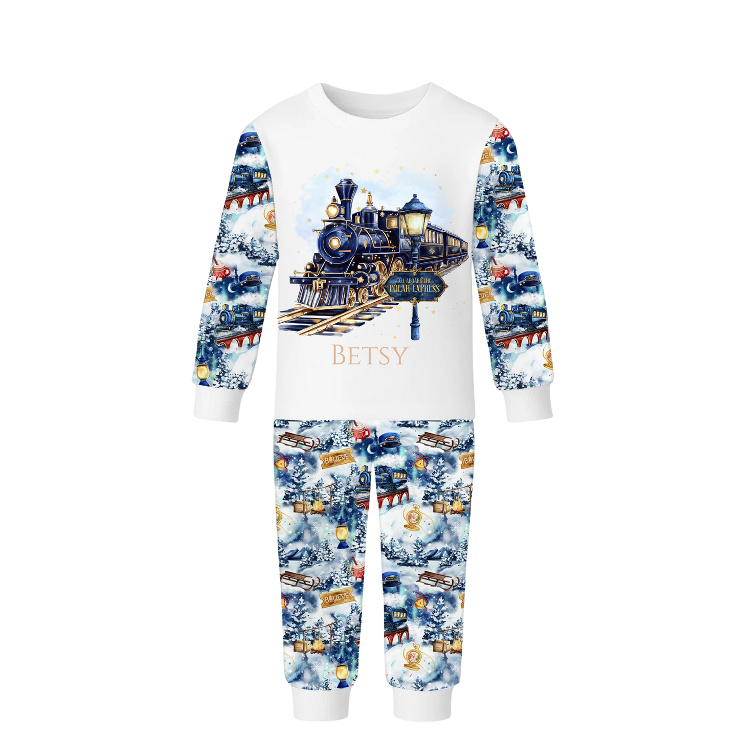 Christmas Express Personalised PJ's