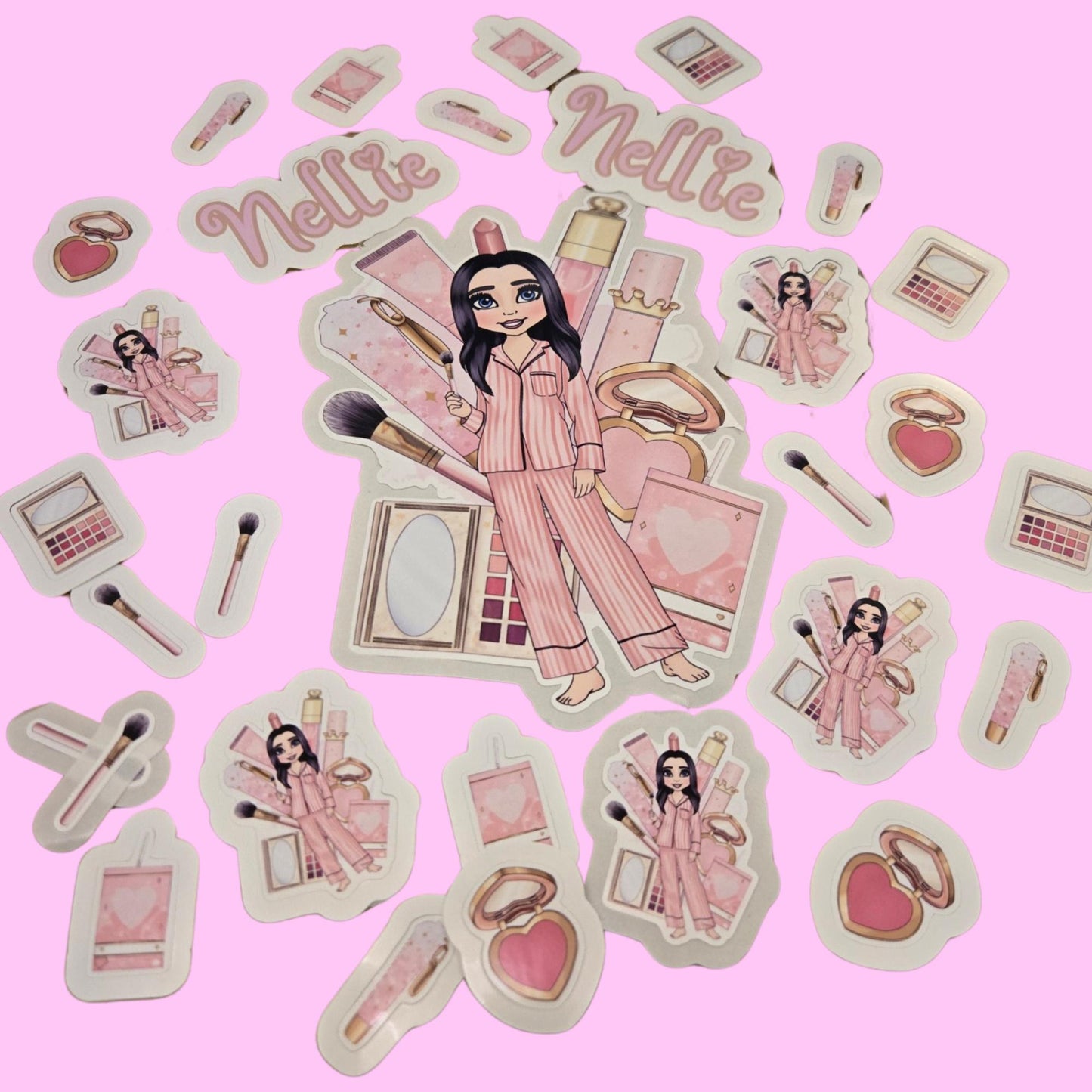 Makeup Girl Stickers