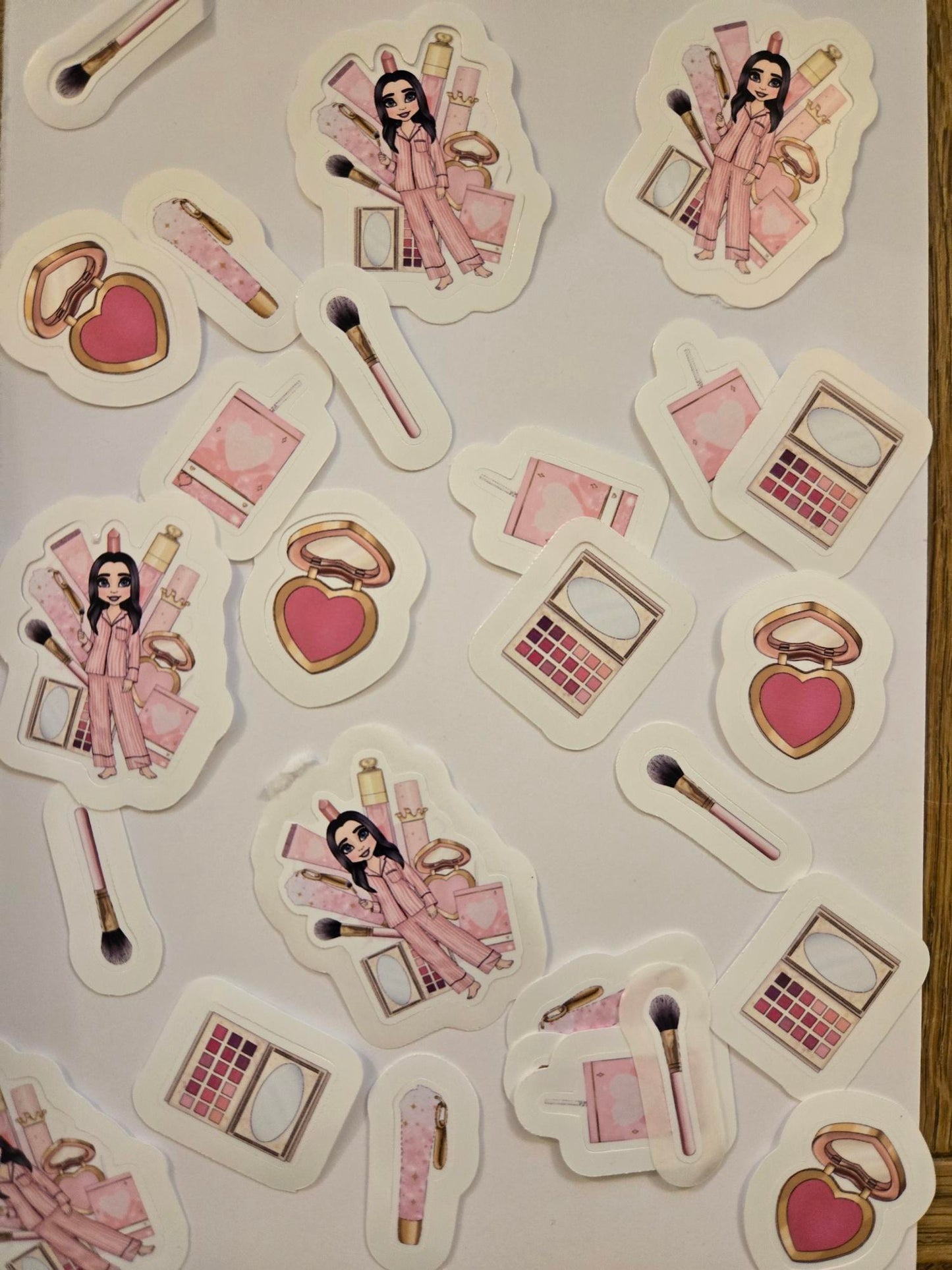 Makeup Girl Stickers