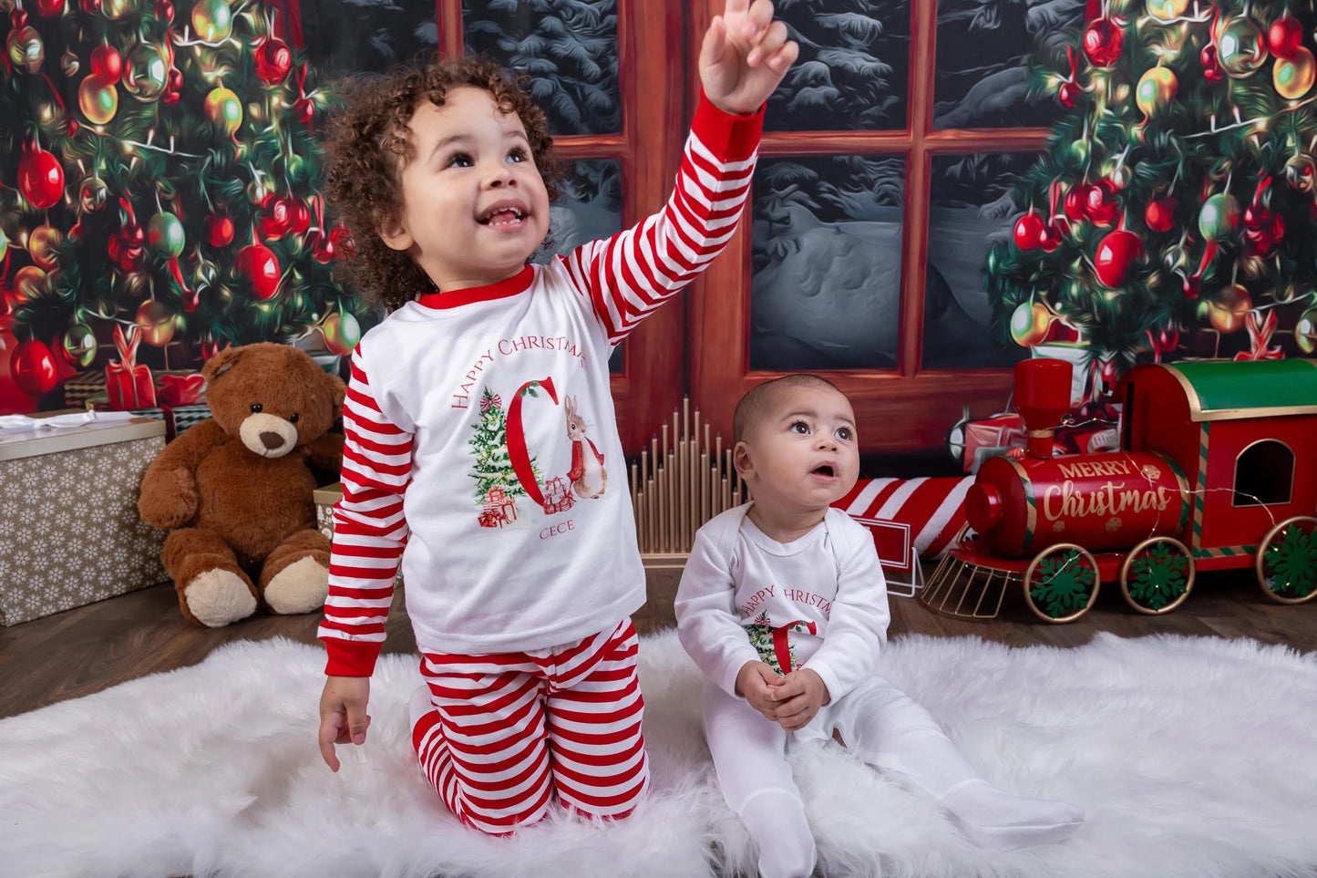 Personalised kids Christmas Pyjamas, Christmas Eve Pj's, Childrens Christmas, Christmas Present, Christmas gift.