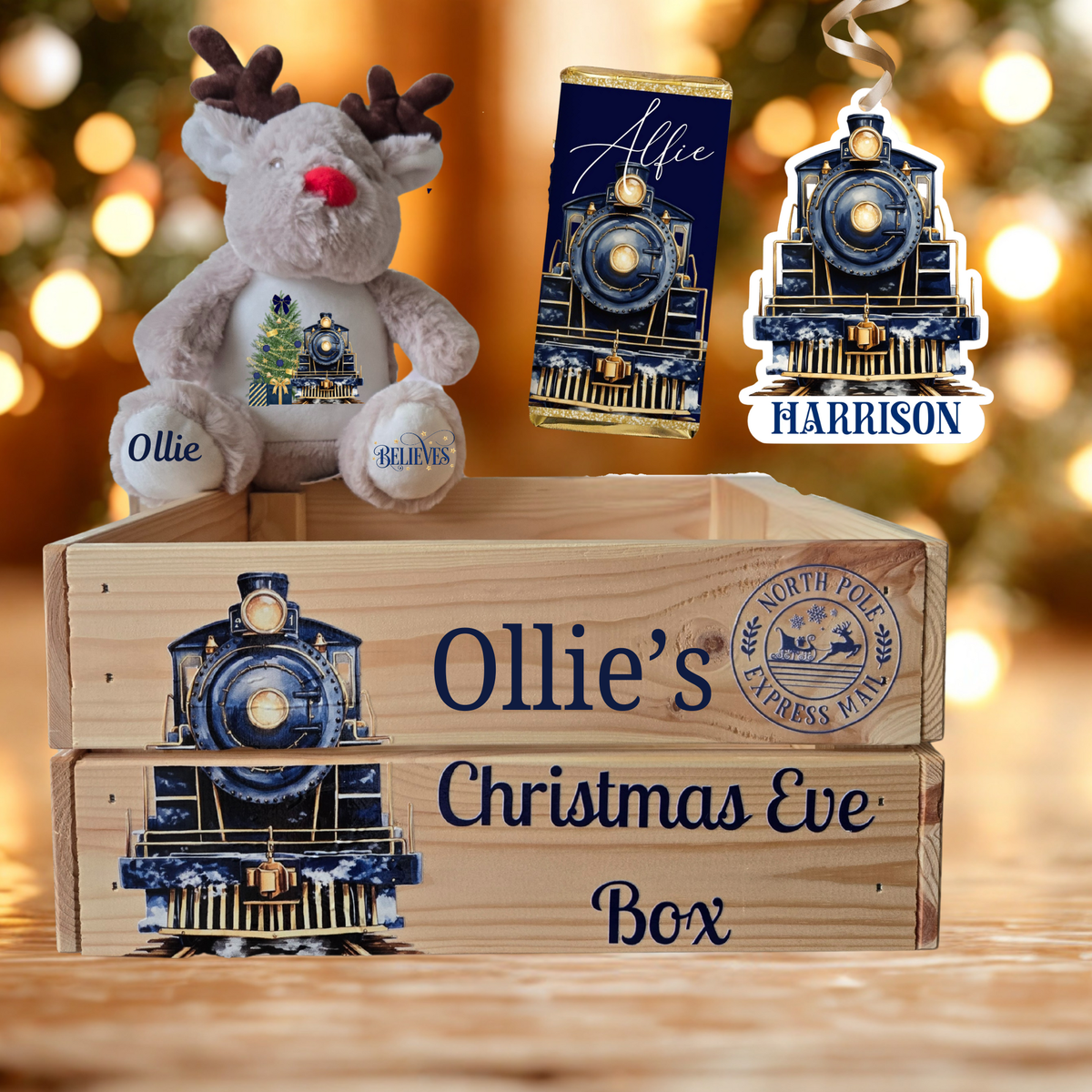 Christmas Express Personalised PJ's, polar express, Christmas eve Pj's, girls, boys magical Christmas