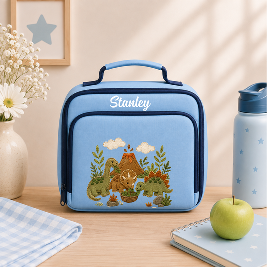 Personalised Dinosaur Lunch Bag