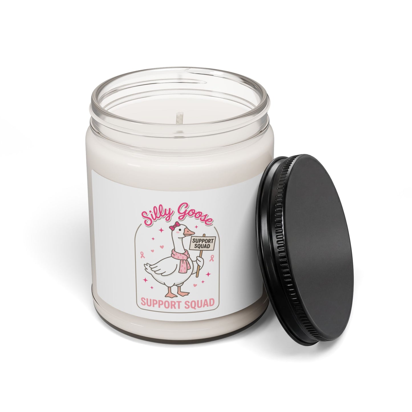 Silly Goose Support Squad Candle | 9oz Scented Soy Jar