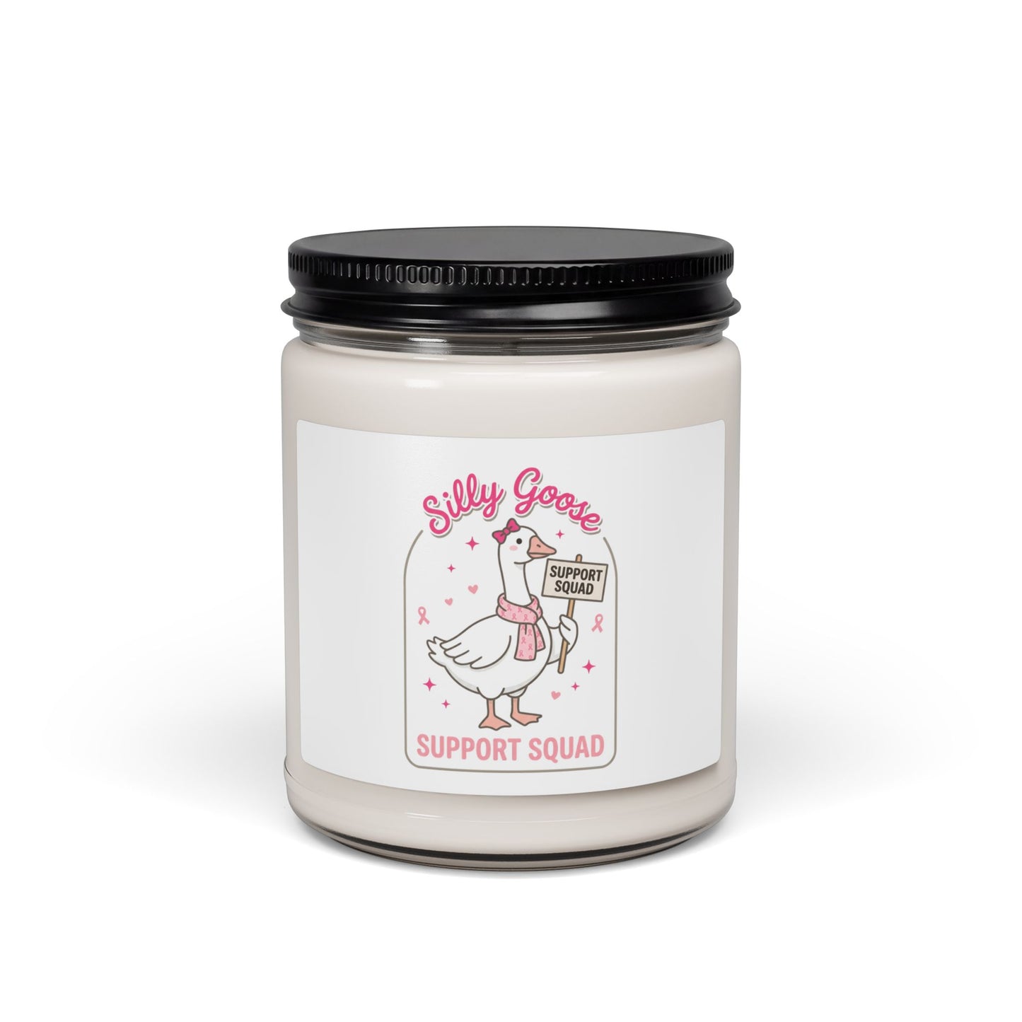 Silly Goose Support Squad Candle | 9oz Scented Soy Jar