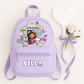 Personalised Dollhouse backpack, perfect for school, holiday, gift, birthday