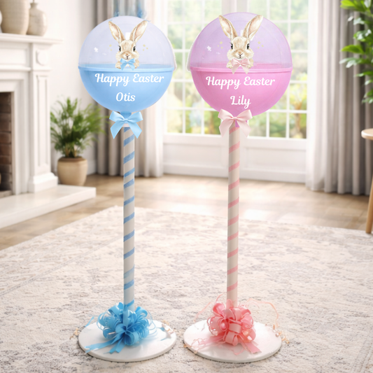 Giant Fillable Easter Lollipops, Perfect for Easter Gift Sweets Lolly Personalised decor Ornaments Decoration