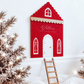 Personalised Acrylic Elf House with Optional Wooden Ladder 🎄✨