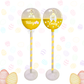 Giant Fillable Easter Lollipops 205mm Diameter Perfect for Easter Gift Sweets Lolly Personalised bunny egg, chocolate Decor Ornaments Decoration