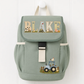 Personalised Farm Backpack & Lunch Bag Set | Custom School Bag with Name | Tractor School Set