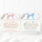 Personalised My Very First Easter, gift set, blue, pink, baby grow, bib, babies first Easter