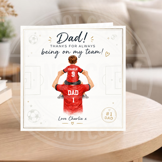 Dad, Daddy, Grandad, Pop, Fathers Day, Birthday card