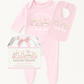 Personalised My Very First Easter, gift set, blue, pink, baby grow, bib, babies first Easter
