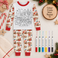 Personalised Colour-In Christmas Pyjamas for Kids | Washable Marker PJs