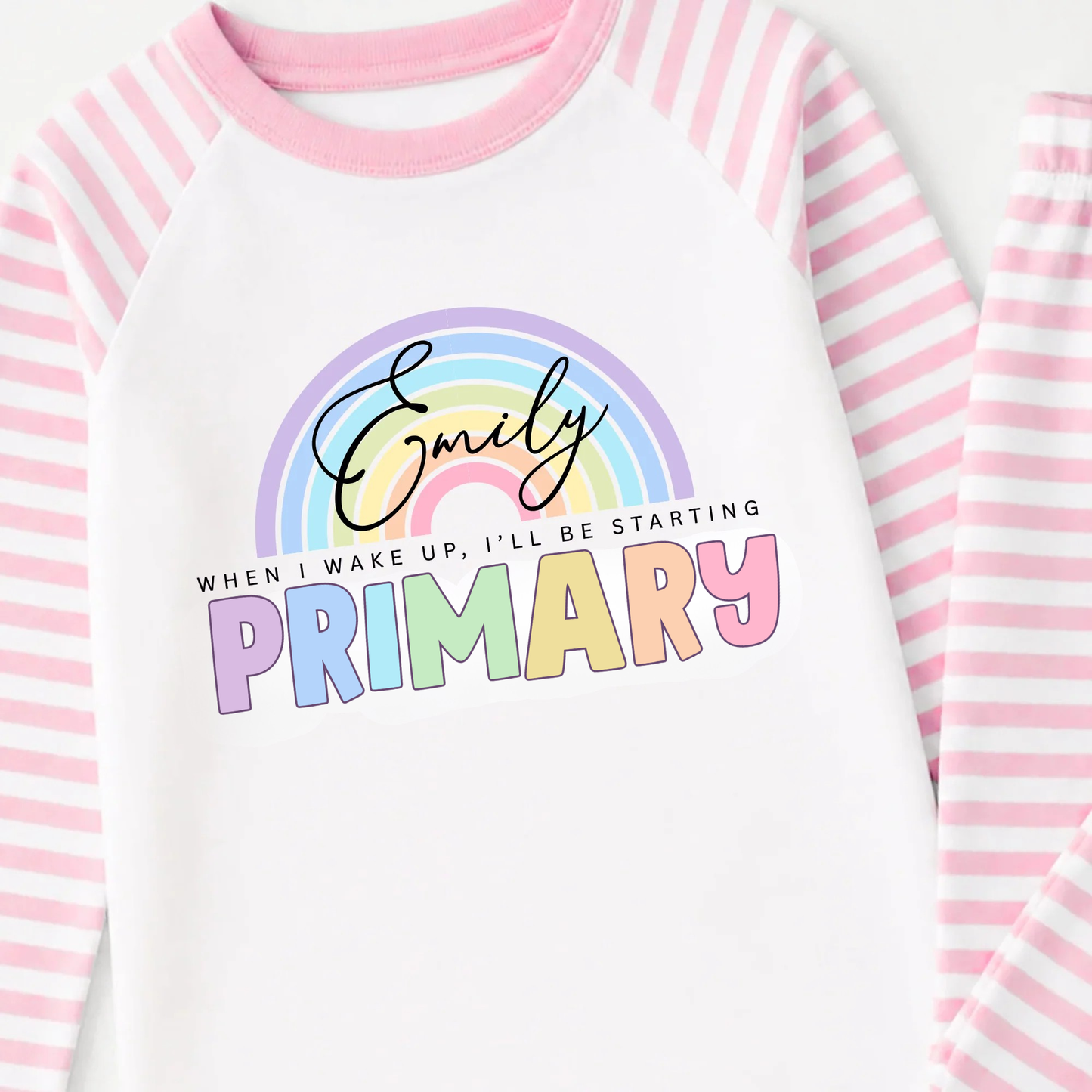 Personalised "When I Wake Up..." First Day Pyjamas