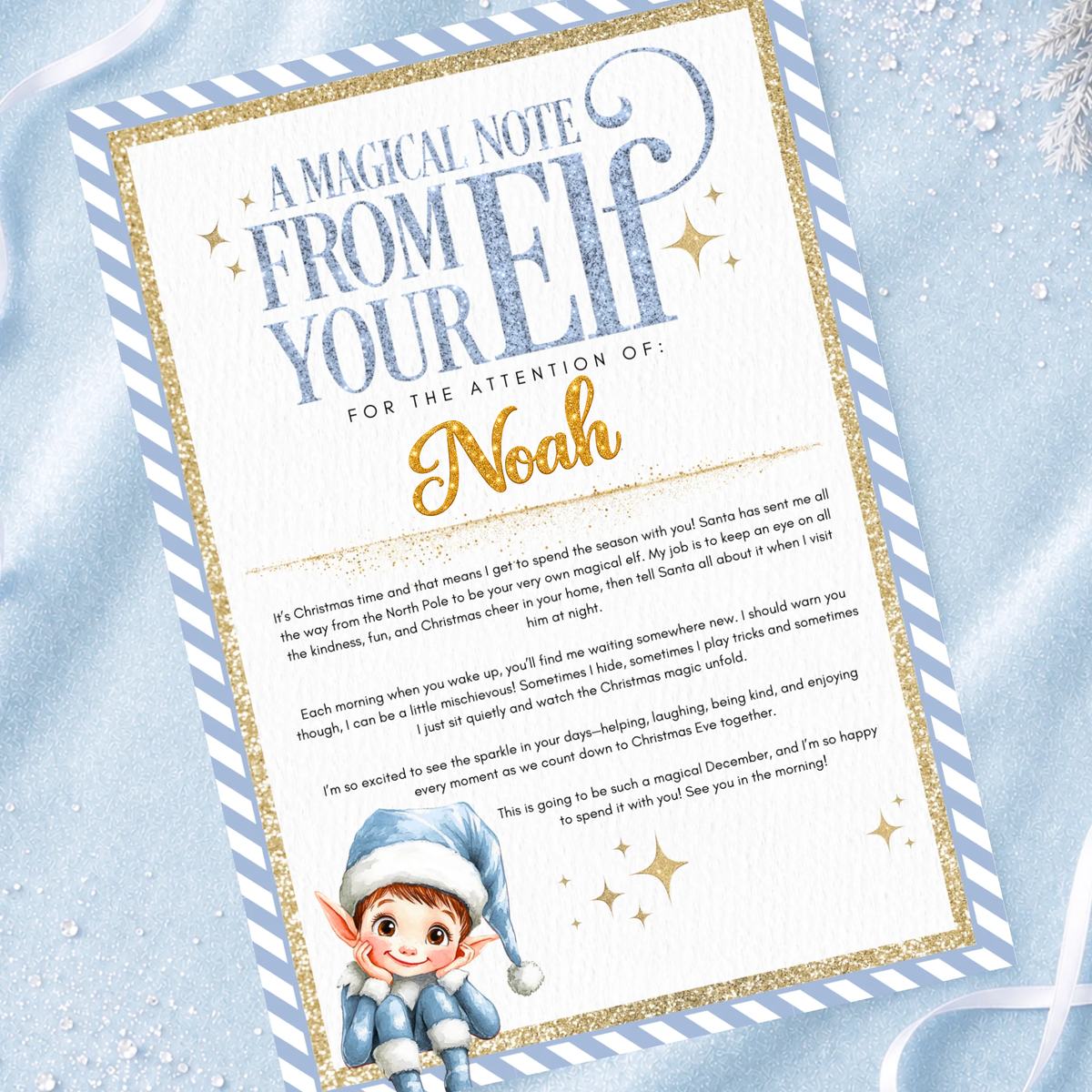 Personalised Elf Letter & Magical Message from Your Elf 🎄✨