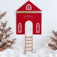 Personalised Acrylic Elf House with Optional Wooden Ladder 🎄✨