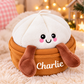 Personalised Dumpling Plushie – Cute Kawaii Soft Toy, 28cm