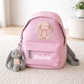 Personalised Teddy Bear or Bunny Children's Backpack with Matching Plush Keyring | Nursery & School Bag