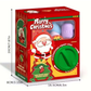 Christmas Twist Egg Maker Maker with Santa Elk Snowman Doll Fun Twist Egg Maker with Randomly Matches 6 Eggs Christmas Gift