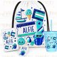 Personalised Dumpling Drawstring Bag & Travel Set