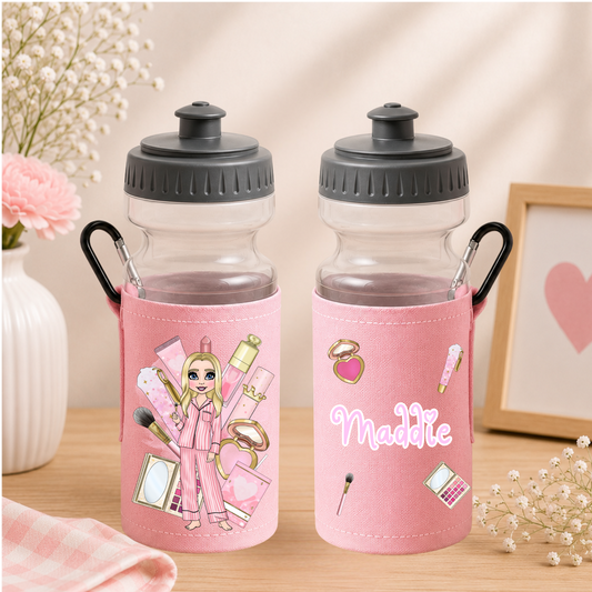 💕 Personalised Girls' Makeup Water Bottle
