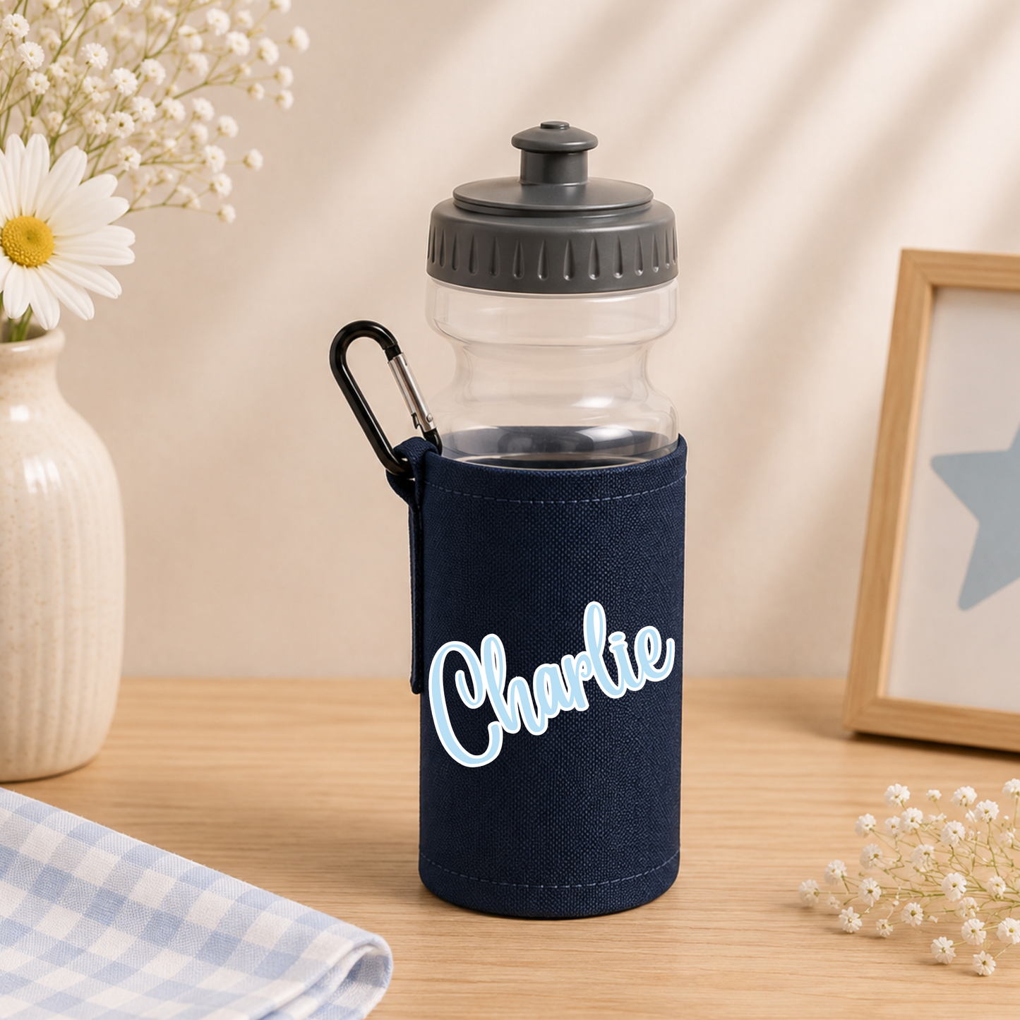 Personalised Kids Water Bottle – Name & Initial