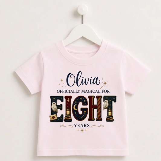 Personalised Magical Birthday T-Shirt ✨🪄