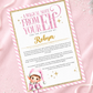 Personalised Elf Letter & Magical Message from Your Elf -pink🎄✨