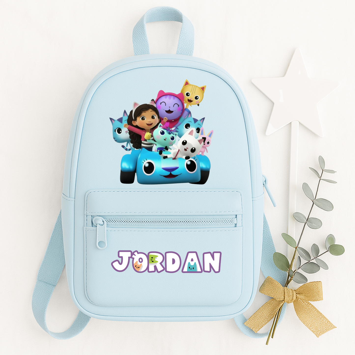 Personalised Dollhouse backpack, perfect for school, holiday, gift, birthday