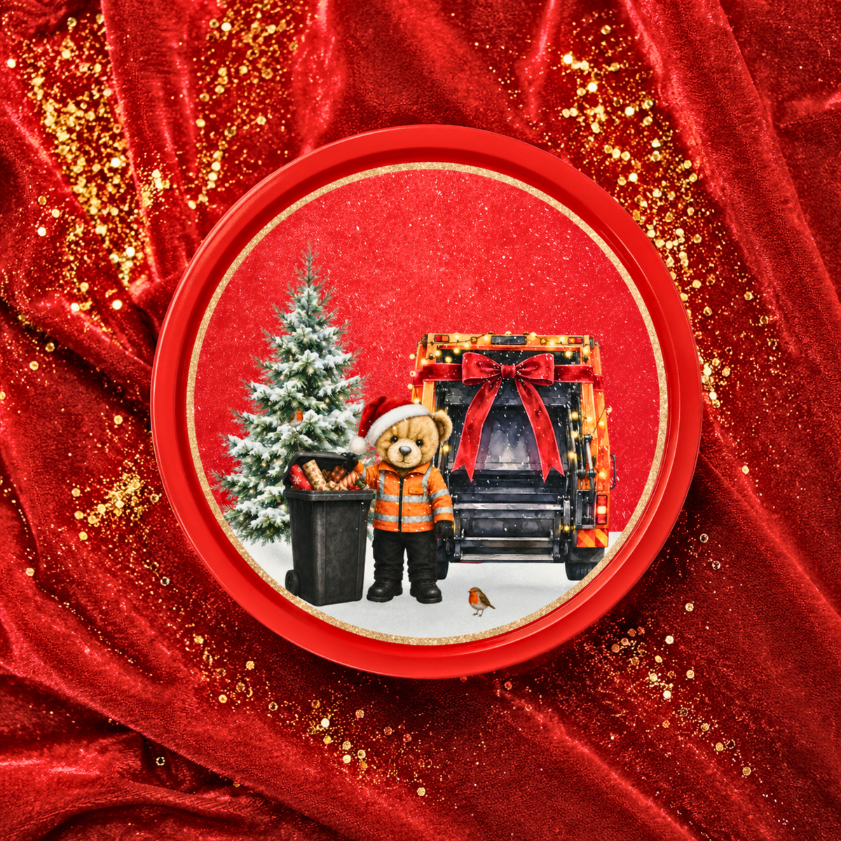 Personalised Chocolate Box Cover | Christmas Gift Topper, Chocolate box sticker