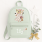 Personalised Beauty Lover Backpack & Lunch Bag Set | Custom Makeup School Bag | Personalised Kids Backpack