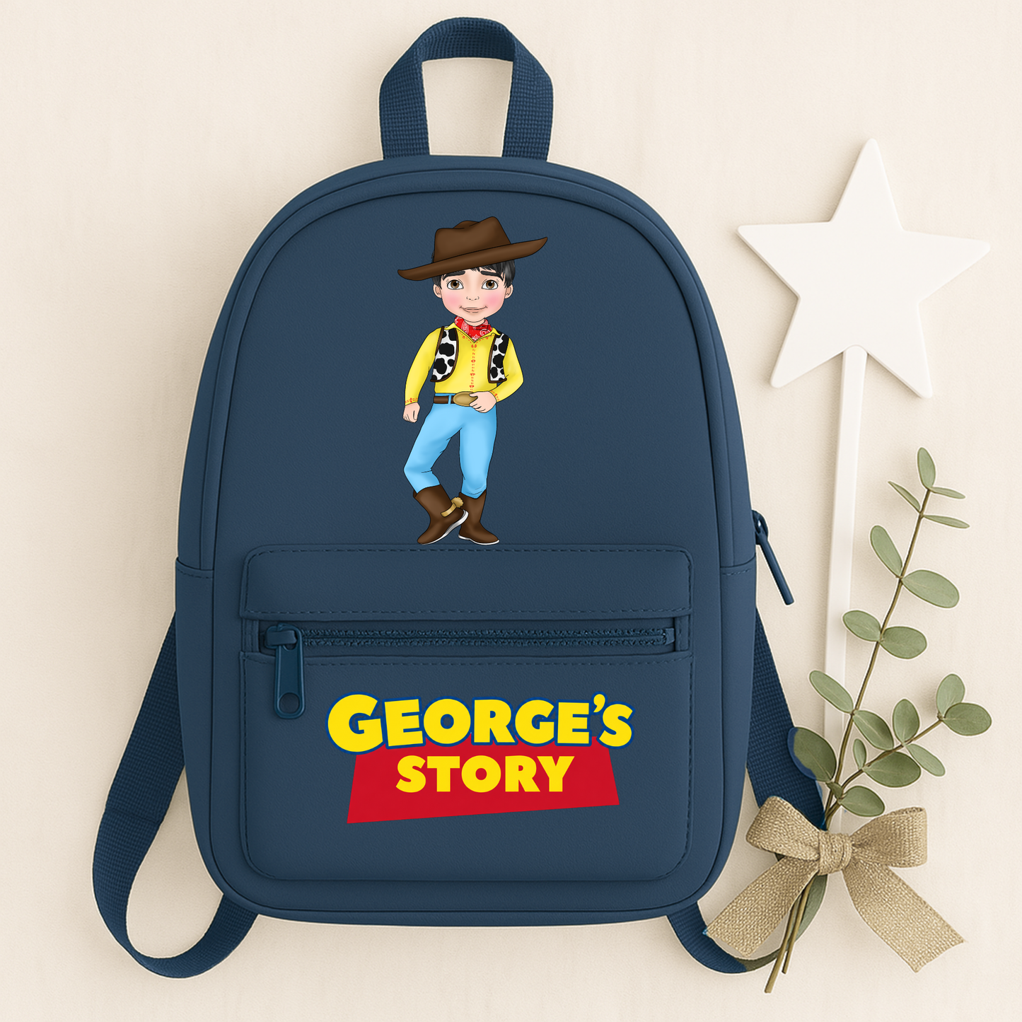 Personalised Toy Story Inspired Backpack | Custom Kids School Bag | Nursery, Preschool & Reception Backpack
