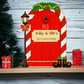 🎄 Personalised Elf Door – Custom Name Elf Lives Here Door – Christmas Elf Arrival Door – Kids Christmas Decoration – Magical Elf Door Gift
