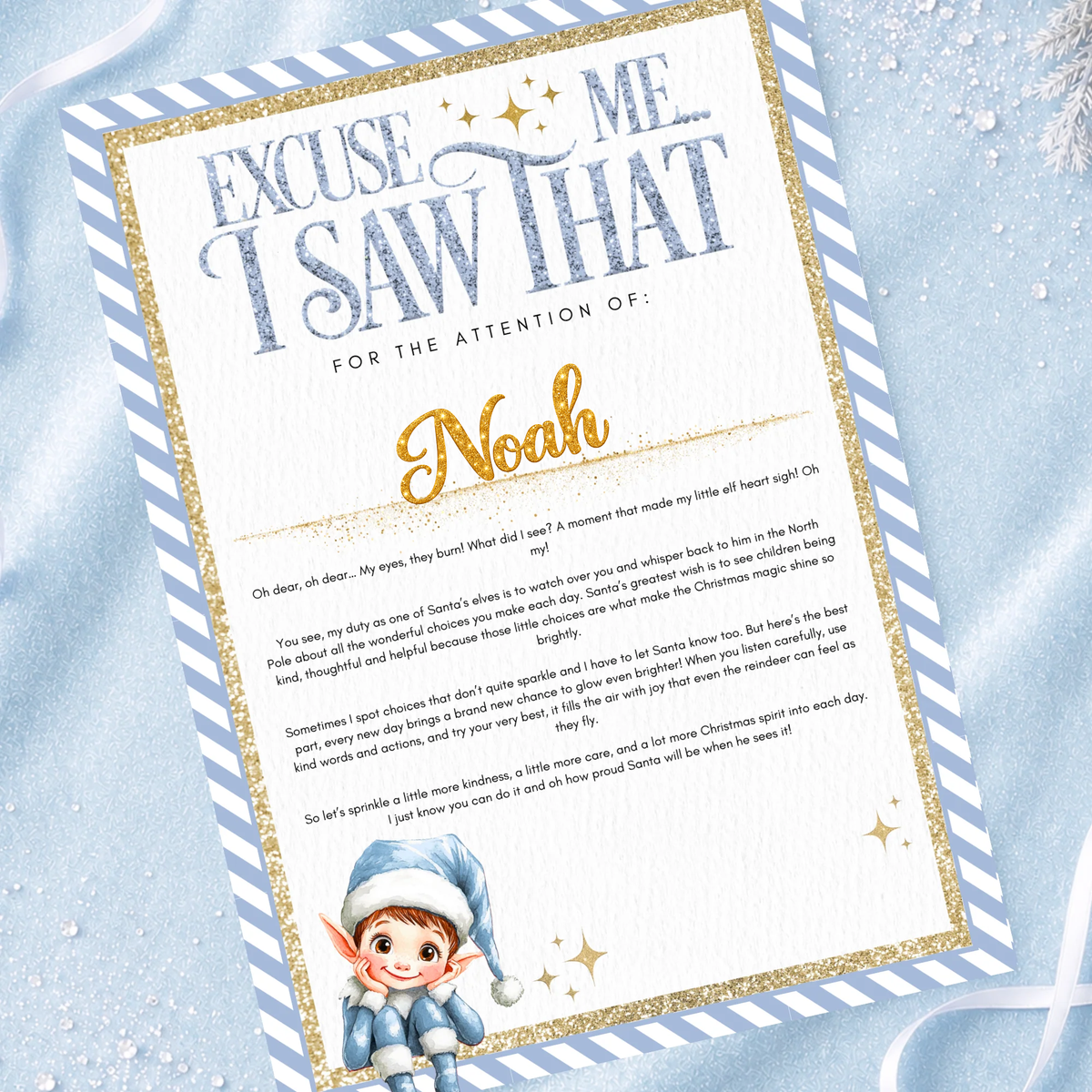 Personalised Elf Letter & Magical Message from Your Elf 🎄✨