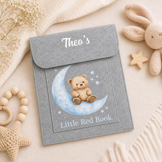 Personalised Baby's Little Red Book Folder