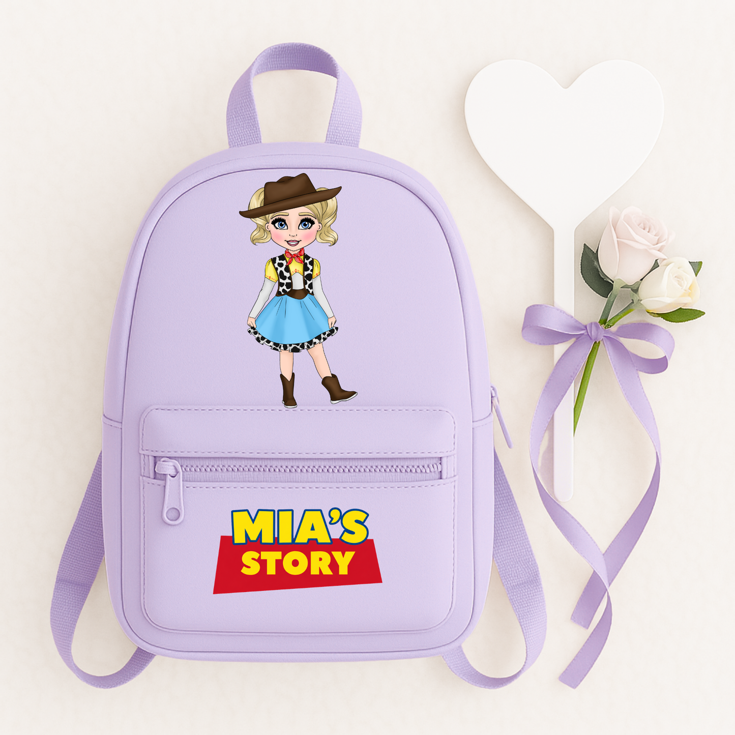 Personalised Toy Story Inspired Backpack | Custom Kids School Bag | Nursery, Preschool & Reception Backpack