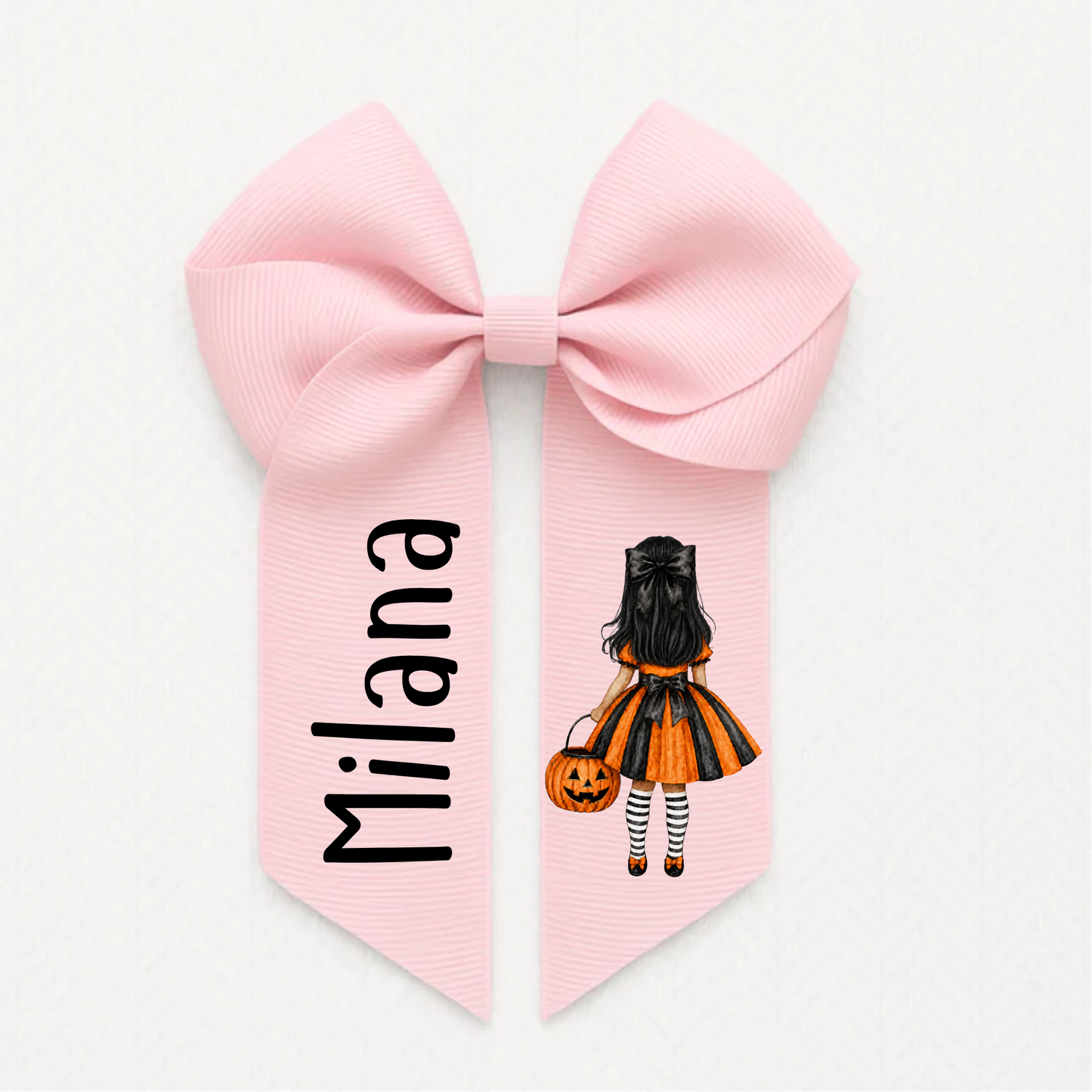 Halloween Personalised Hair Bow