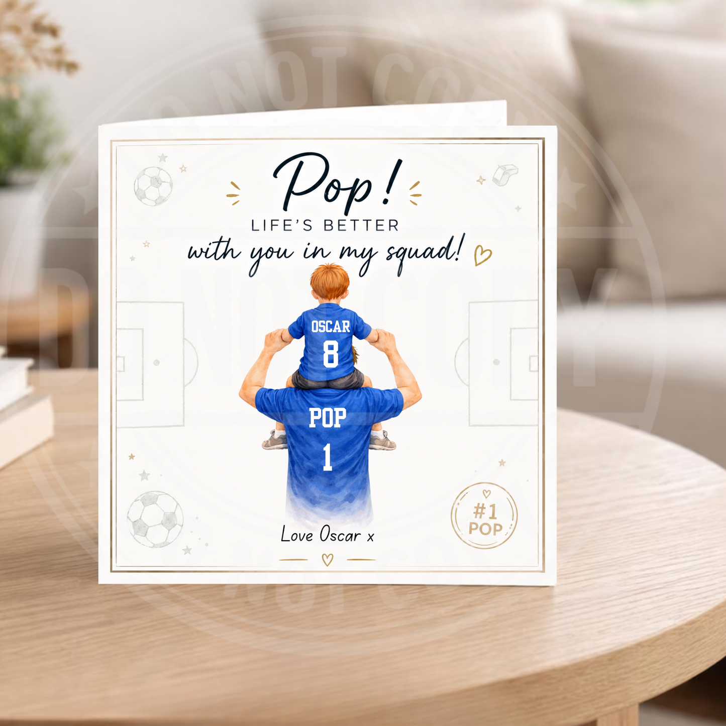 Dad, Daddy, Grandad, Pop, Fathers Day, Birthday card