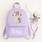 Personalised Beauty Lover Backpack & Lunch Bag Set | Custom Makeup School Bag | Personalised Kids Backpack