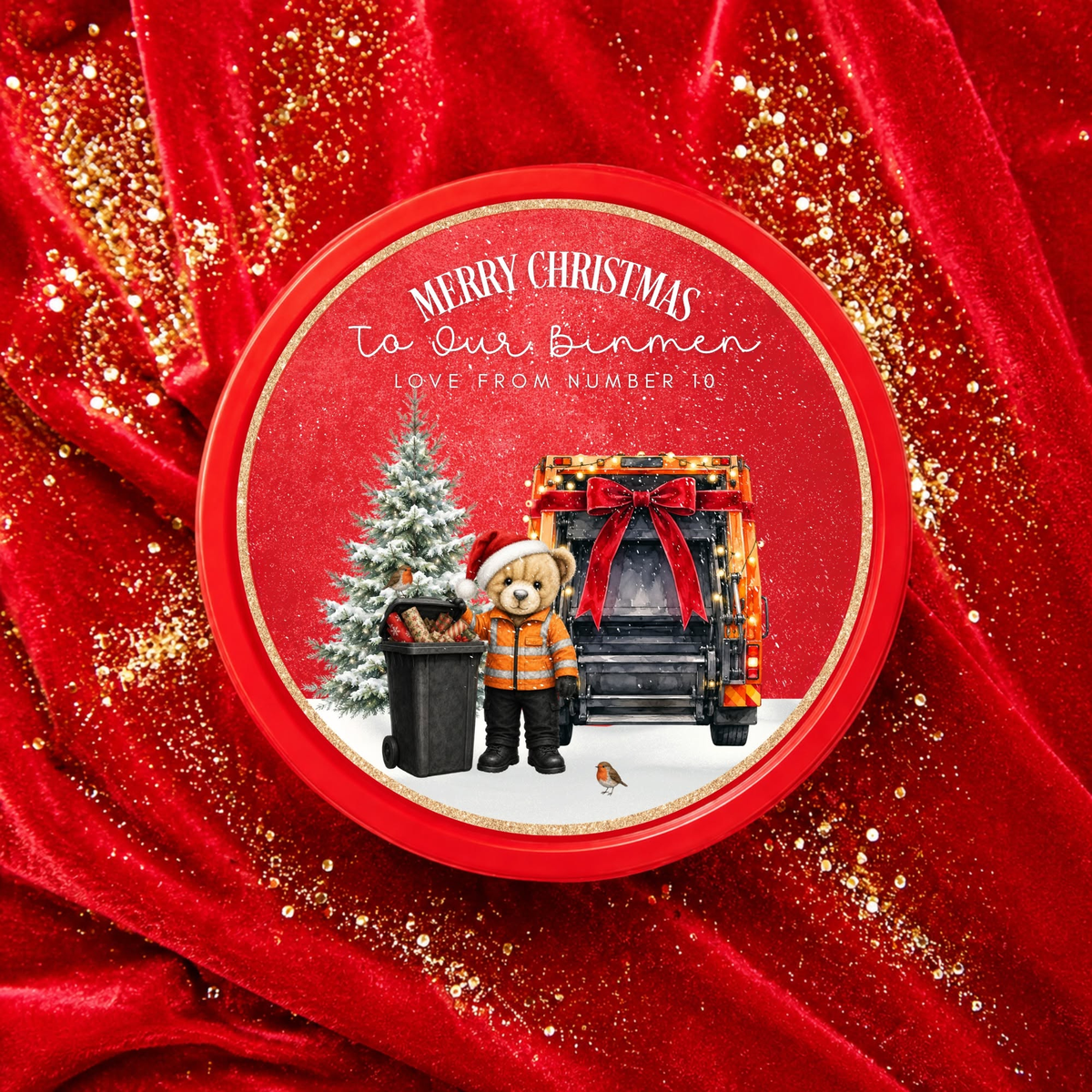 Personalised Chocolate Box Cover | Christmas Gift Topper, Chocolate box sticker