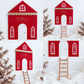 Personalised Acrylic Elf House with Optional Wooden Ladder 🎄✨