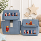 Personalised London Bear-Inspired Backpack & Lunch Bag Set