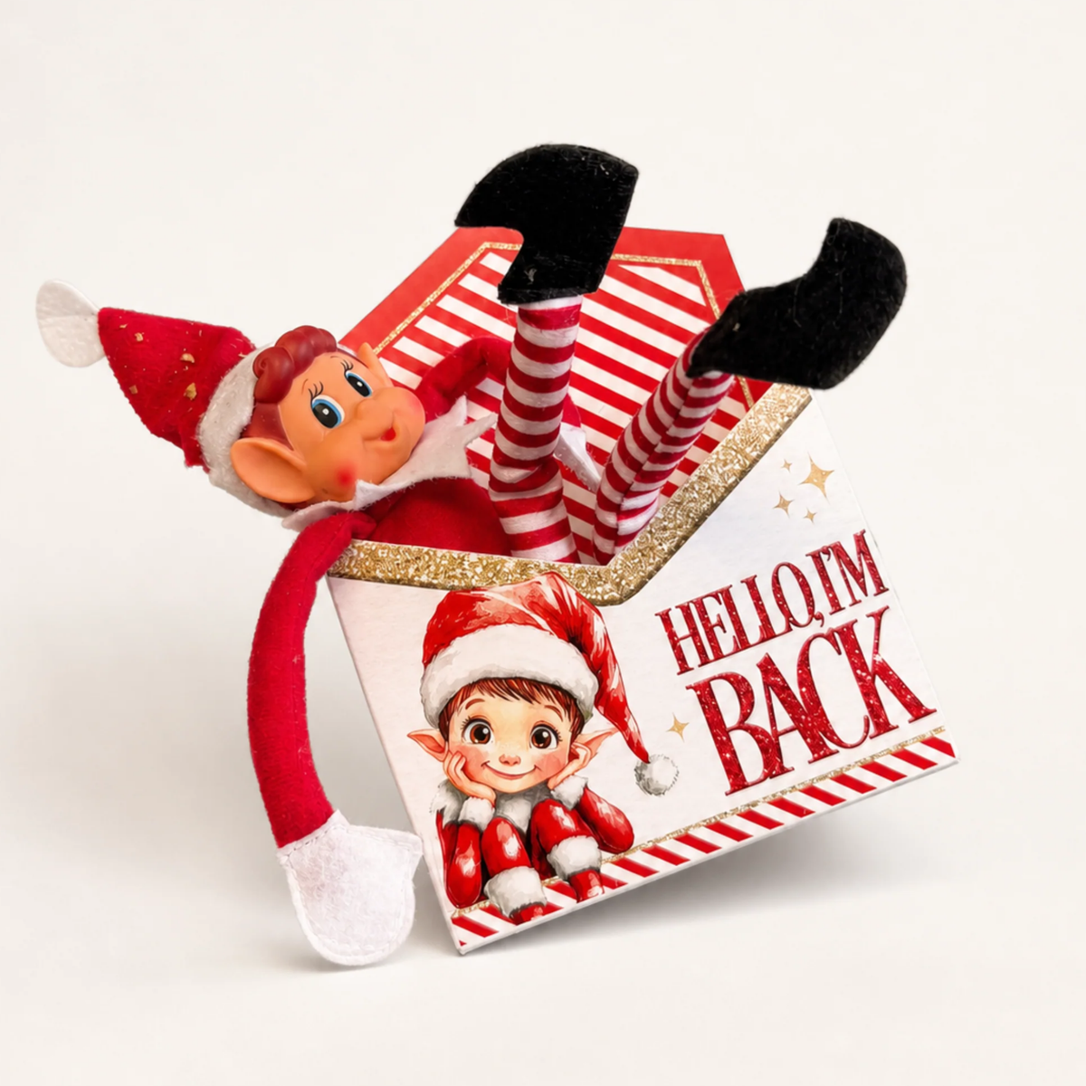 Personalised Elf Arrival Set – Elf Delivery Box & Elf Welcome Box