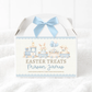 Personalised My Very First Easter, gift set, blue, pink, baby grow, bib, babies first Easter