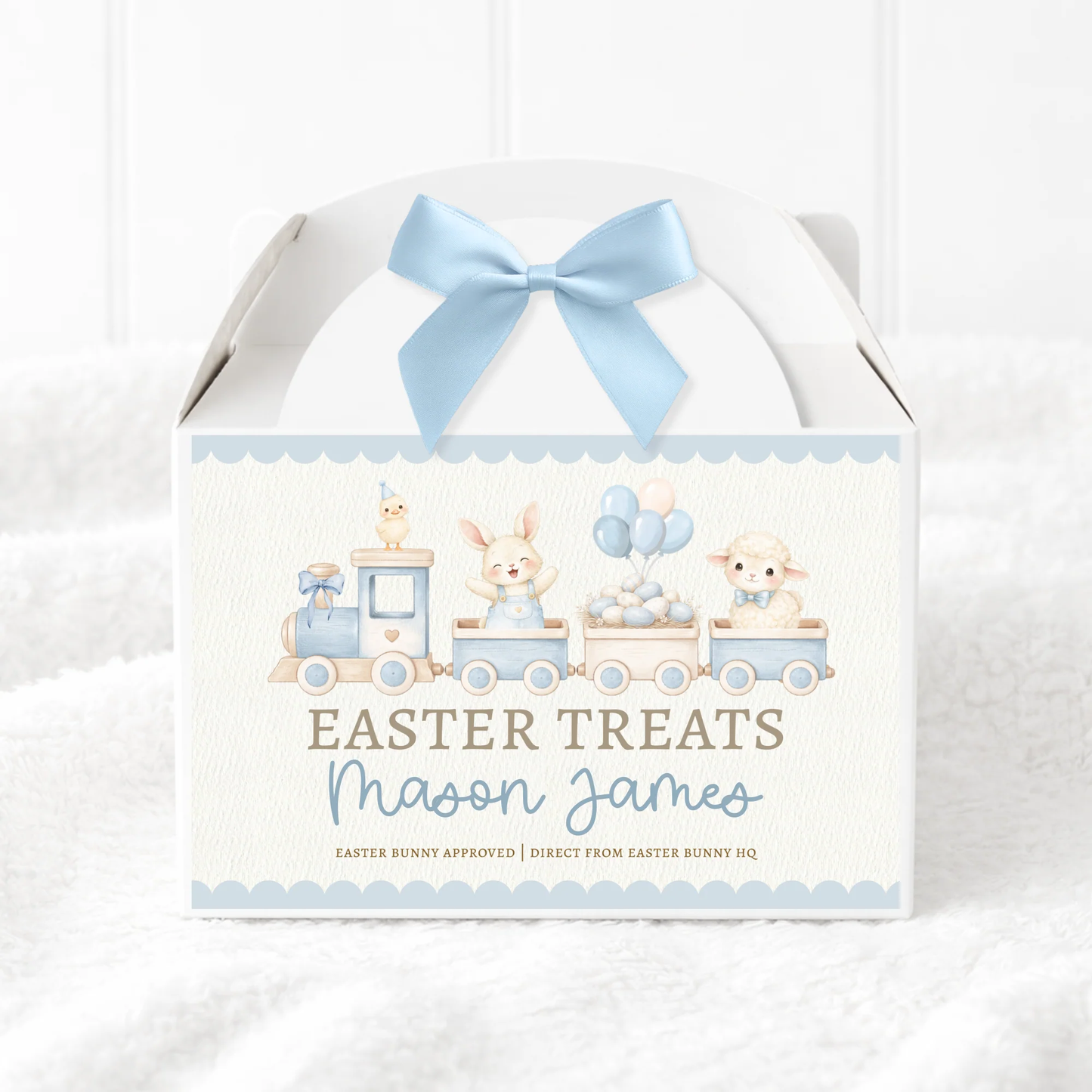 Personalised My Very First Easter, gift set, blue, pink, baby grow, bib, babies first Easter