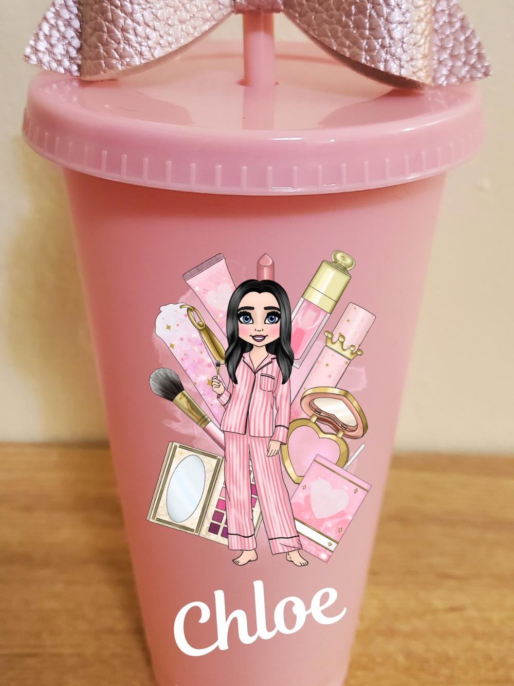 Makeup Girl Cold Cup