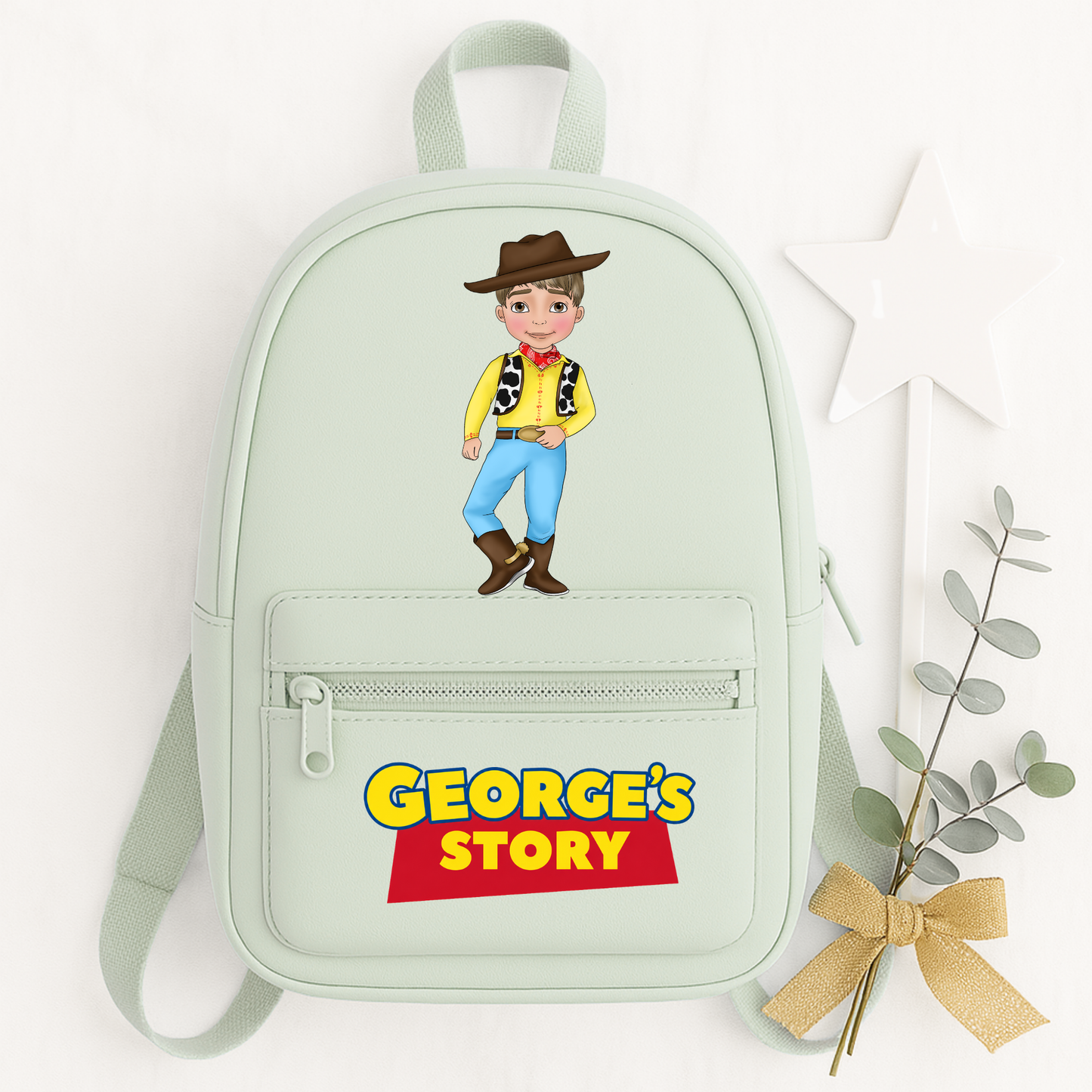 Personalised Toy Story Inspired Backpack | Custom Kids School Bag | Nursery, Preschool & Reception Backpack