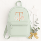 Personalised children's backpack customised with your child's name and initial. Available in a range of colours and font styles. Perfect for nursery, preschool, reception, school and back to school gifts.