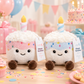 Personalised Plushies Collection – Cute Fruit, Food & Birthday Soft Toys, Jelly plush